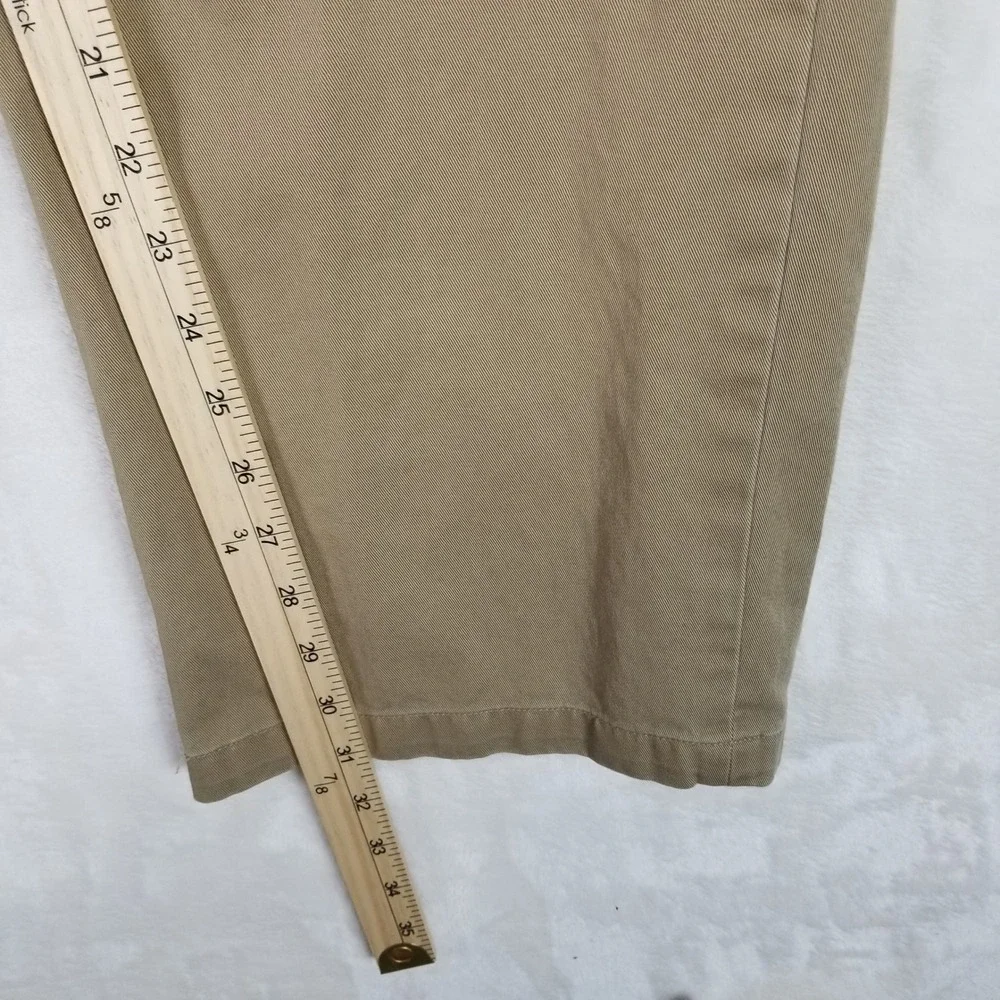 Polo Ralph Lauren Chino Pants Mens 46 Khaki Tan Classic Fit 100% Cotton RN 41381